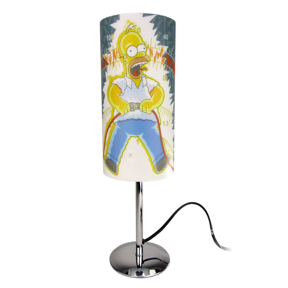 Lampe de chevet Homer Simpson électrocuté