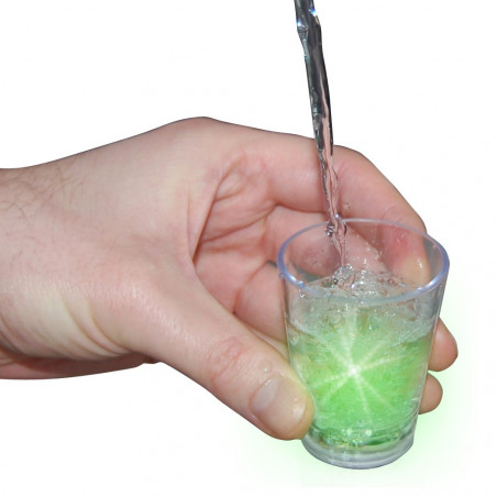 Ensemble de trois verres shooter lumineux LED
