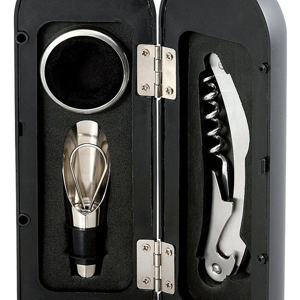 Coffret cadeau bouteille de vin accessoires tire-bouchon