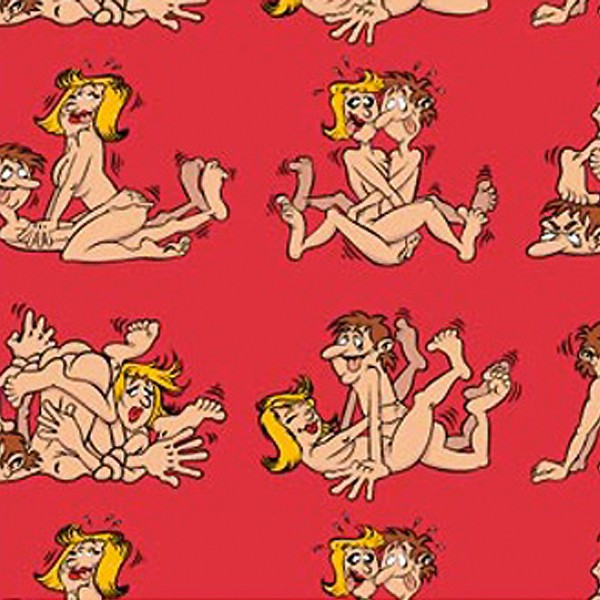Papier Cadeau Positions Sexuelles – Papier Cadeau Humoristique - Mycrazystuff