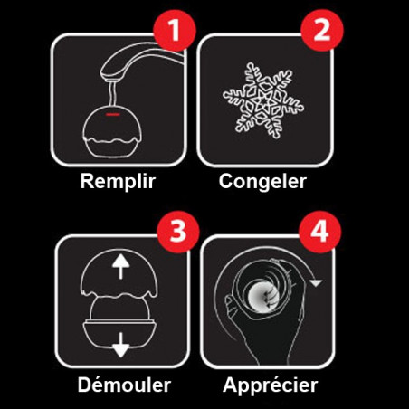 Verre à whisky et sa boule de glace On the rock