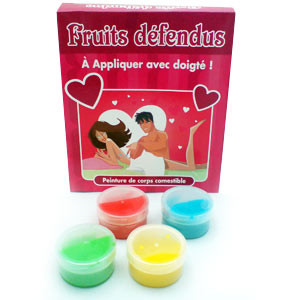 Vente Body paint, la peinture comestible.