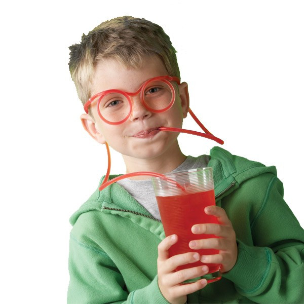 Lunettes paille pour boire