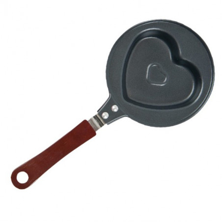Poêlon coeur oeuf au plat