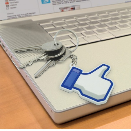 Porte-clés main j'aime facebook