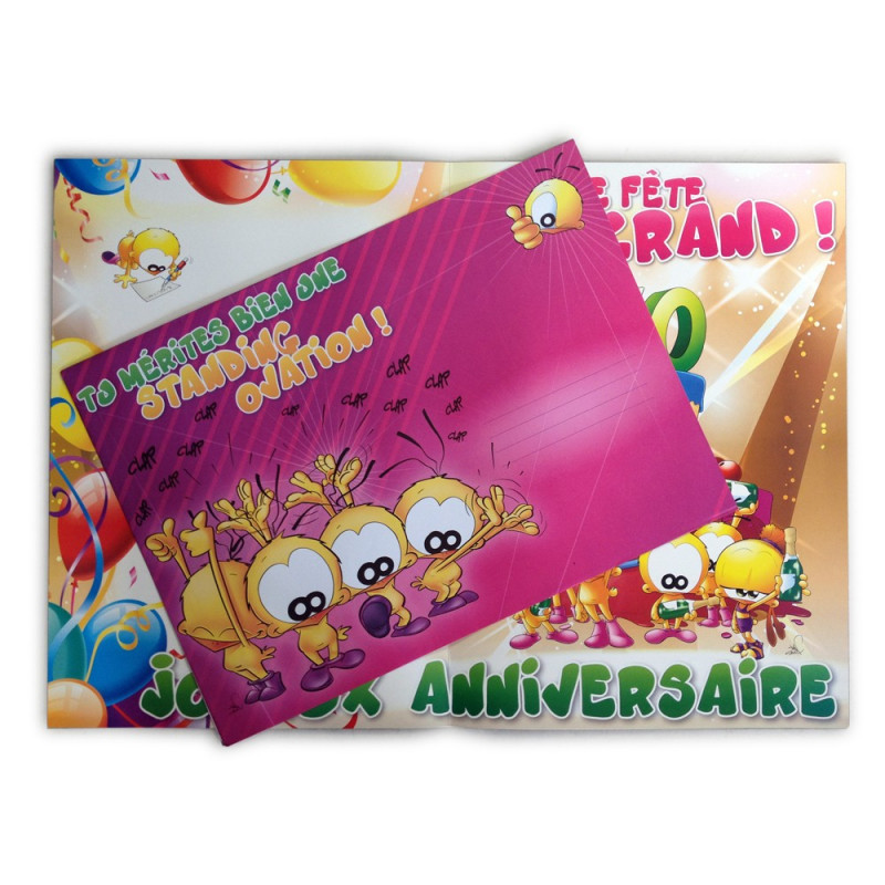 Carte GIGA Géante 50 ans anniversaire