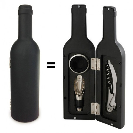 Coffret cadeau bouteille de vin accessoires tire-bouchon