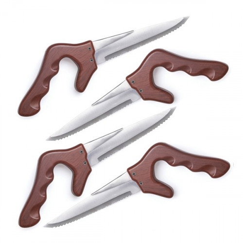 Couteaux Scie à steaks x4