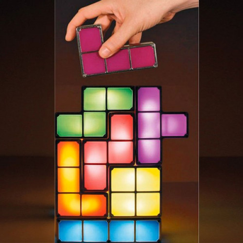 une lampe Tetris