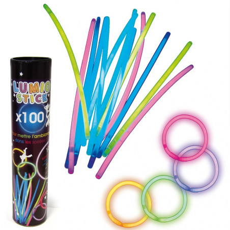 Batonnets stick lumineux fête X100