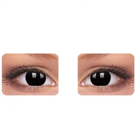 Lentille de contact oeil blackout