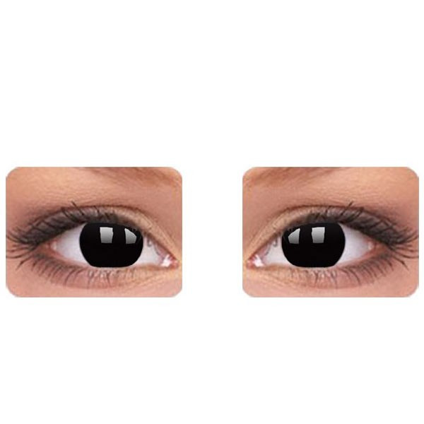 Lentille de contact oeil blackout