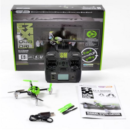 Micro drône radiocommandé EZ-X Quadri 6 axes