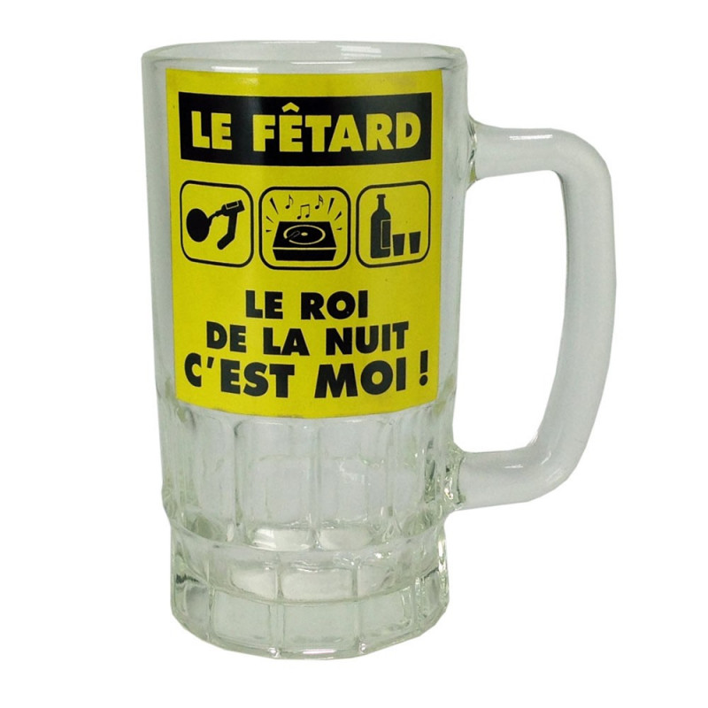Chope à bière du fêtard