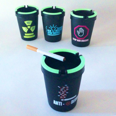 Cendrier anti-fumée luminescent