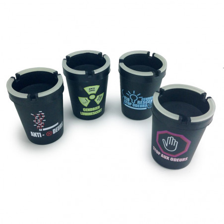 Cendrier anti-fumée luminescent