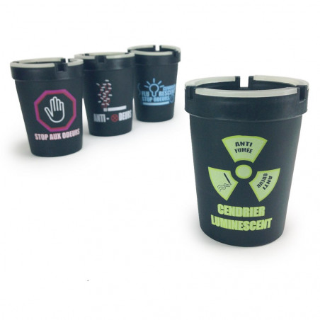Cendrier anti-fumée luminescent