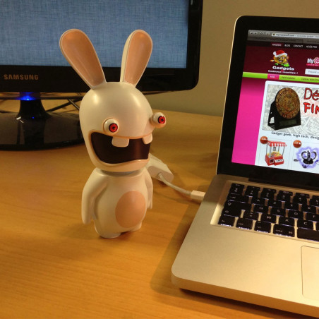 Statuette en résine Lapin Crétin cri