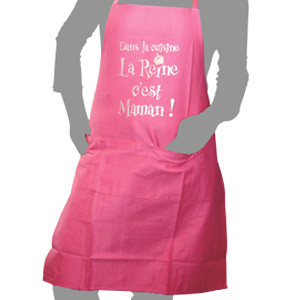 Vente Tablier "Dans la cuisine, la reine c'est Maman !"