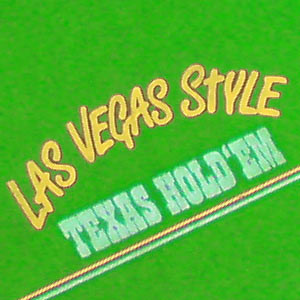 Photo Tapis Poker Hold'em "Las Vegas style"