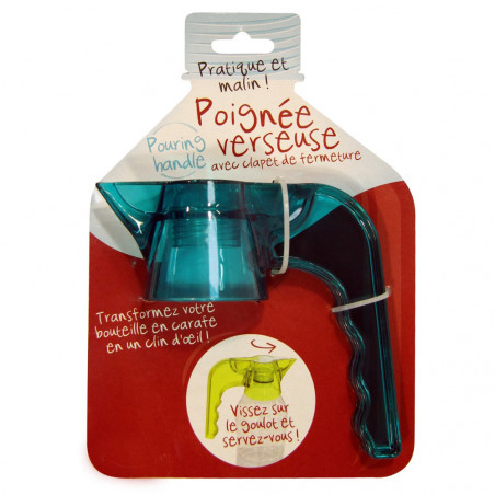 Poignée verseuse astucieuse pour bouteille