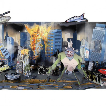 Mini décor de cinéma monstres