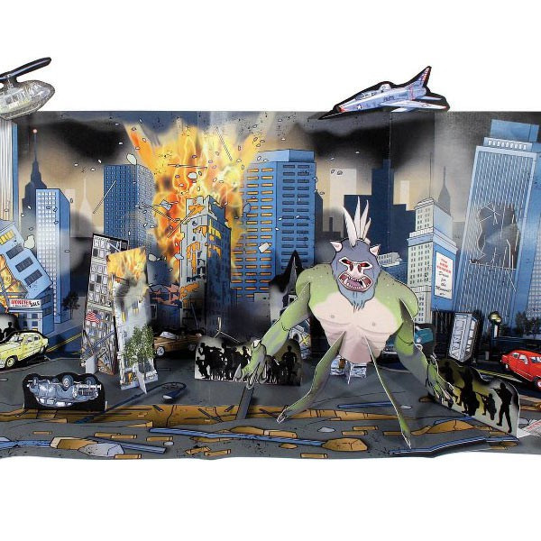 Mini décor de cinéma monstres