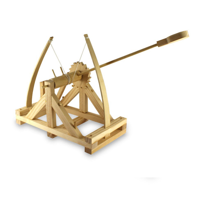 Catapulte de bureau Léonard de Vinci