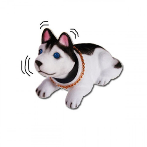 Gadget pour la voiture : Petit chien qui bouge la tête petit modèle - 3,50 €