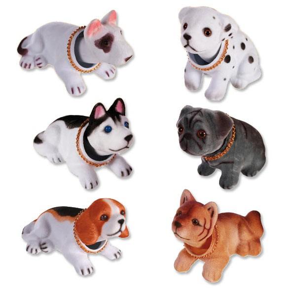 Chien qui bouge la tête petit modèle
