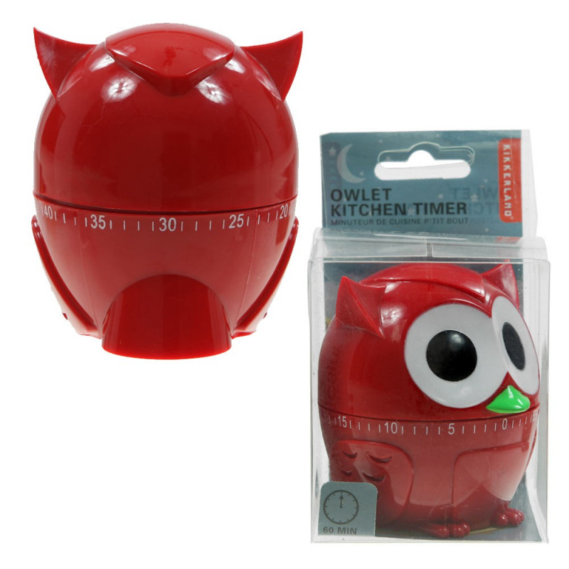 Minuteur de cuisine hibou chouette