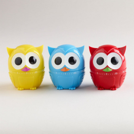 Minuteur de cuisine hibou chouette