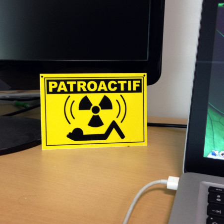 Plaque de porte Patroactif