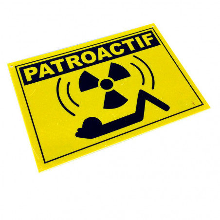 Plaque de porte Patroactif
