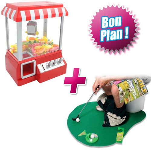 Pack Grue à bonbons + Golf de WC !