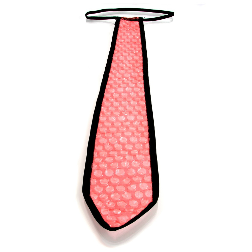 Cravates loufoques en papier bulles