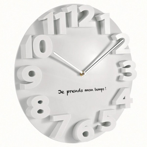 Horloge design relief