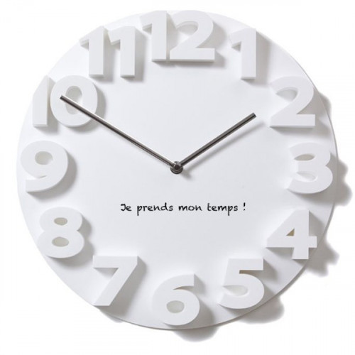 Horloge design relief