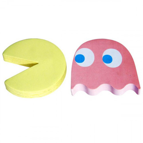 Bloc notes post-it Pac Man + Fantôme (les 2)