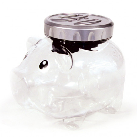 Tirelire cochon compteur digital