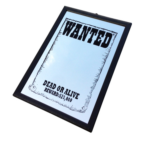 Miroir Wanted Dead or Alive