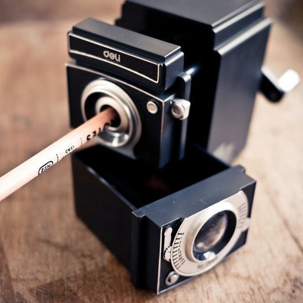 Taille-Crayons appareil photo ancien
