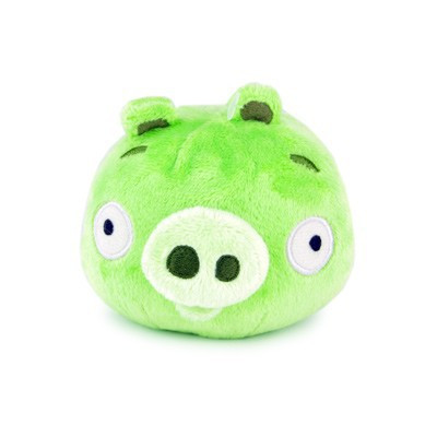 Angry birds Cochon Vert peluche sonore