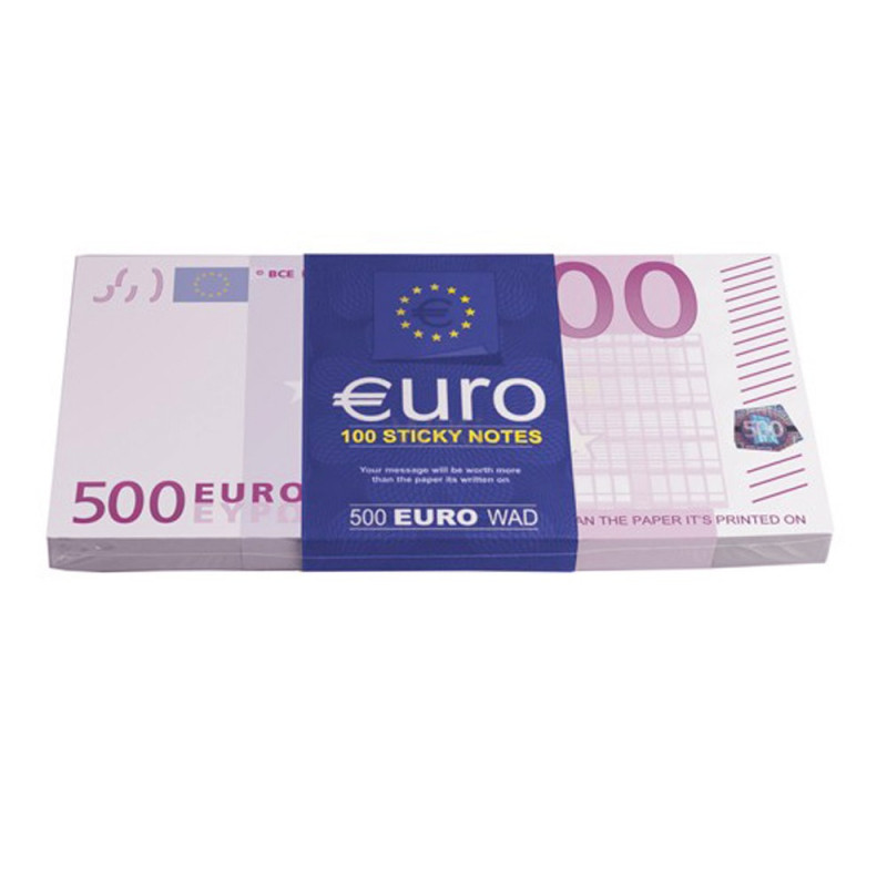 Bloc-notes Billets de 500 euros