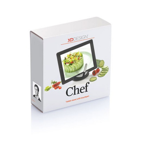 Support tablette tactile avec stylet "CHEF"