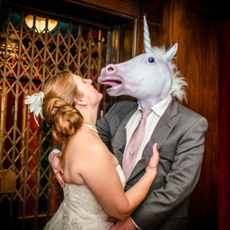 Masque tête de Licorne