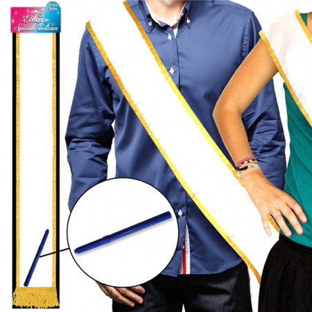 Echarpe Miss ou Mister à dédicacer