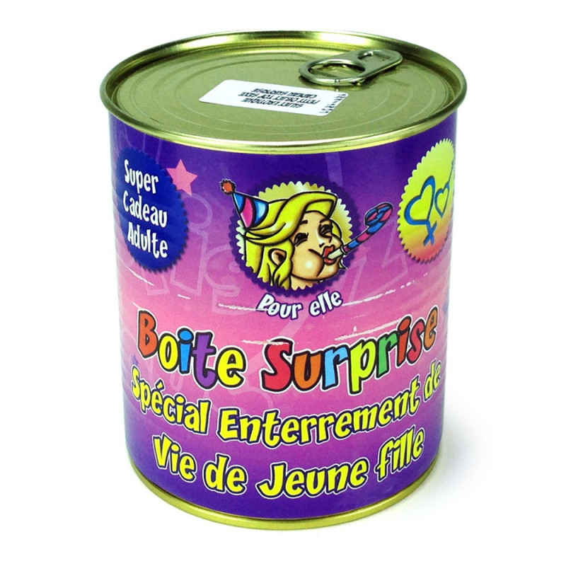 Boîte surprise enterrement vie de jeune fille