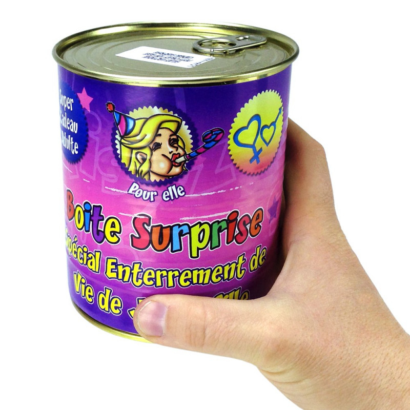 Boîte surprise enterrement vie de jeune fille