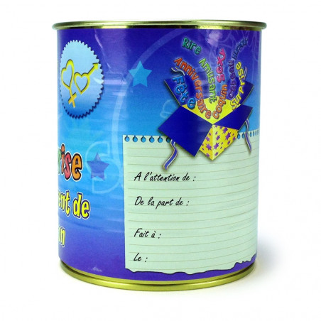 Boîte surprise enterrement vie de garçon